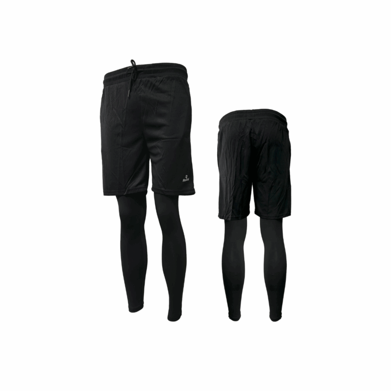 Runati Men 2 in 1 Fit Pants Sport clothing Soccer Game Clothing RFP306