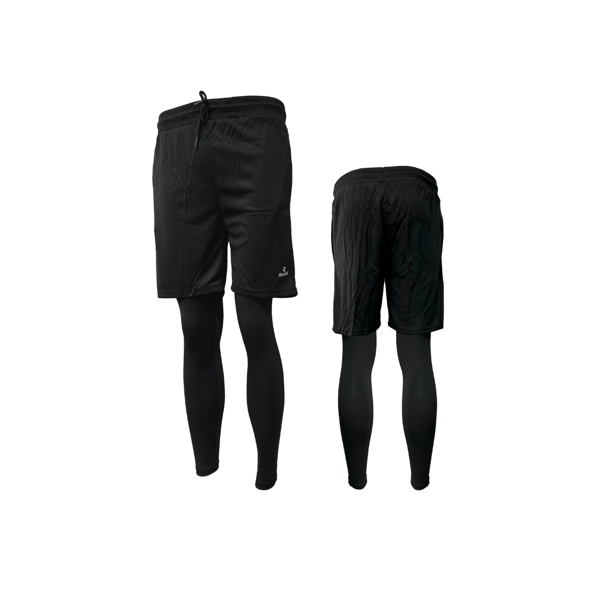 Runati Men 2 in 1 Fit Pants Sport clothing Soccer Game Clothing RFP306